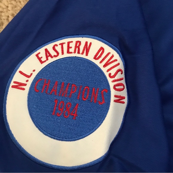 Ryne Sandberg Chicago Cubs Jersey Mens XL NWT 1984 Blue Home Alternate Uniform - Picture 2 of 13